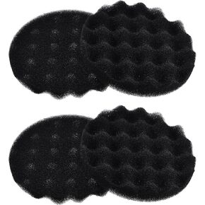 Aquarium Filter Pads Compatible with FX4 / FX5 / FX6 Canister Filter Media Replacement Parts (Sponge, 4 Pcs)