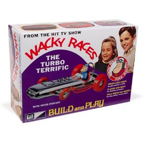MPC Skill 2 Snap Model Kit The Turbo Terrific with Peter Perfect Figurine Wacky Races (1968) TV Series 1/25 Scale Model