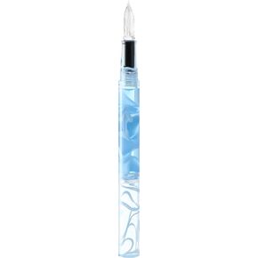 Teranishi Chemical Industry GLAA-PE Guitar Glass Pen with Cap Aurora Peacock Blue