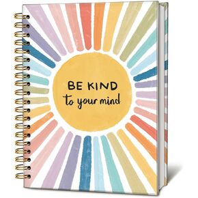 Circle of Control Mental Health Journal, Therapy Journal for Mental Health, Mental Health Counselor Gifts, Mental Health Journal for Women, Hardcover Spiral Notebook 5.5x8.3 Inch