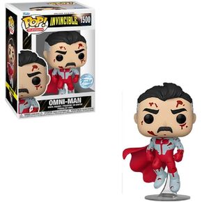 Funko Invincible Bloody Omni-Man Exclusive Pop Vinyl Figure 1500 Bundled with Pop Protector, Standard