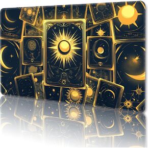 MTG Playmat Magic Card Playmat Game Mat,TCG & CCG Card Games Mat with Free Storage Bags Size 24 x 14 Inches (No with Zones,Dragon1) in Saudi Arabia