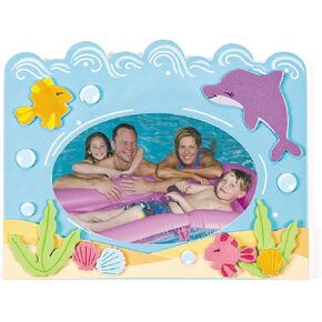 Fun Express Under The Sea Picture Frame Craft Kits - Makes 12 - Crafts for Kids and Fun Home Activities - VBS Vacation Bible School Supplies/Decor