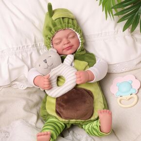 BABESIDE Baby Dolls Boy Ruby 17 Inch Cute Soft Vinyl Realistic-Newborn Baby Doll Real Life Baby Dolls with Accessories for 3+ Year Old Girls Gifts & Collection