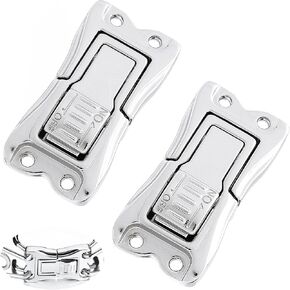 Dog Collar Buckle 2PCS, Quick Release Stainless Steel Buckle for Small Medium Large Dog Training Collar