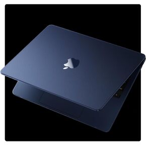 for MacBook Air 13.6 inch Case M4 M3 M2 2025 2024-2022 [Midnight Clear] [100% Match Official Color] Protective Hard Shell Cover for MacBook Air 13 inch Case Model A3240 A3113 A2681