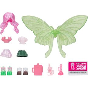 Jazwares Royale High 3-Inch School Spirit Fashion Pack: Science - Series 1-1 Figure with 15 Accessories - Wings Become Rings - Virtual Item Code Included - Ages 5+