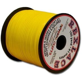 SLC Rexlace Plastic Yellow Lacing Cord, 3/32" by 100 Yards