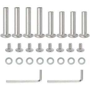 8PCS Inline Skate Wheels Screws, 6mm OD Roller Skate Bearings Screws 30mm & 35mm Skate Wheel Socket Screw, Roller Blades Replacement Skate Hardware Skate Wheel Axles Socket Screws