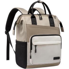 LOVEVOOK Laptop Backpack for Women, 15.6 Inch Travel Backpack for Works College Girls, Waterproof Bookbag Purse Cute Daypack for School with Large Capacity, Teacher Nurse Work Bag