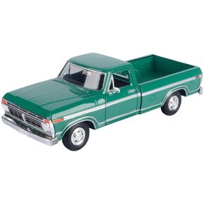 1977 F-150 Custom Pickup Truck Green Timeless Legends Series 1/24 Diecast Model Car by Motormax 79386GRN