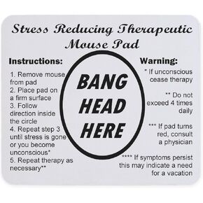 CafePress Stress Reducing Non-Slip Rubber Gaming Mousepad