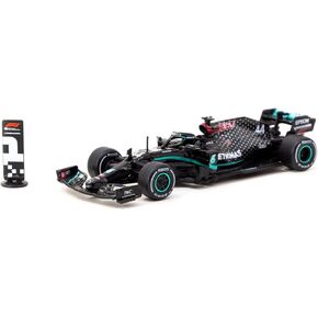 Tarmac Works AMG F1 W11 EQ Performance #44 Lewis Hamilton Formula One F1 Winner British GP (2020) "Global64 Series 1/64 Diecast Model T64G-F036-LH4