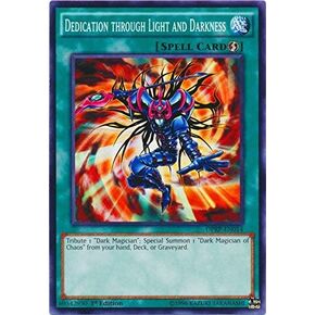 YU-GI-OH! - Dedication Through Light and Darkness (DPRP-EN014) - Duelist Pack: Rivals of The Pharaoh - 1st Edition - Common