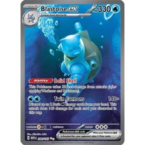 Pokemon - Blastoise ex 200/165 - Pokemon 151 - Special Illustration Rare - Single Card