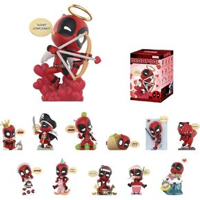 POP MART Marvel Deadpool Series Figures, Random Design Action Figures Collectible Toys Home Decorations, Holiday Birthday Gifts, Single Box