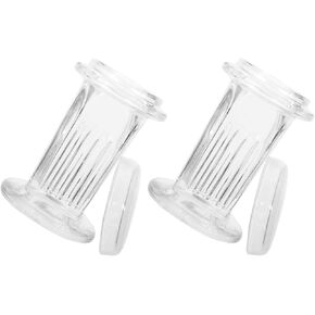 2pcs Staining Glass Jars for Microscope Slides Reliable and Staining Tanks for Lab and Home Use Slide Capacity Elegant Design for Professional Applications
