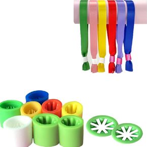 300Pcs Disposable Barbed Buckles Wristband Sliding Plastic Buckles,Colour mixture Wristband Clasp One-Way Sliding Lock Clasp for Nightclubs Bars Concerts Festivals Entry Parties Wristband Snap Buckles