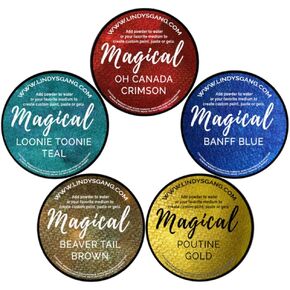 LINDY'S STAMP GANG Magicals .25oz 5/Pkg-White, Multicolor