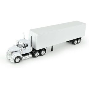 Shop72 Toys, Personalize Diecast Trucks as Gifts for Truckers Friends or Employees with Your Logo, Toy Truck with Trailer, Replica Peterbilt Model 387, 1:43 Scale, Long Hauler