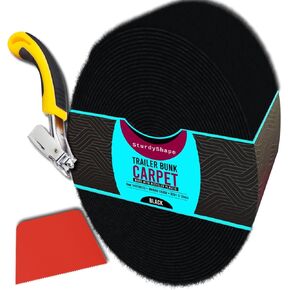 SturdyShape Premium Boat Trailer bunk Carpet Kit 25 oz -The Marine Carpet is 100ftx12in - Boat bunk Board Carpet - Boat bunk Carpet, Jet ski bunk/Boat Trailer Carpet in Kuwait