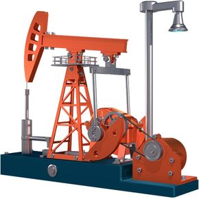 TOYGA 3D Metal Model Kits DIY Pumping Unit Model Puzzle Kit 219 Pieces Oil Pump Working Assembly Kit Desktop Decoration Gift for Children and Adult, 247 x 54 x 227mm (1V439ZK17L958DFTR8)