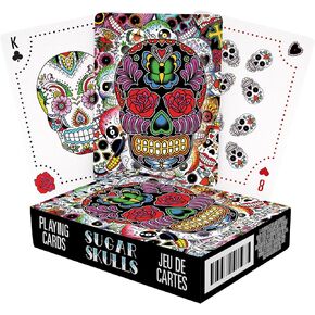 AQUARIUS Sugar Skulls Playing Cards - Sugar Skulls Themed Deck of Cards for Your Favorite Card Games - Officially Licensed Sugar Skulls Merchandise & Collectibles