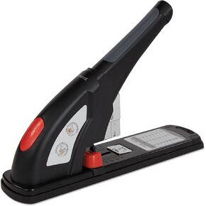 Universal 43048 Plastic/Metal Heavy-Duty Stapler, 200-Sheet Capacity, Black/Graphite