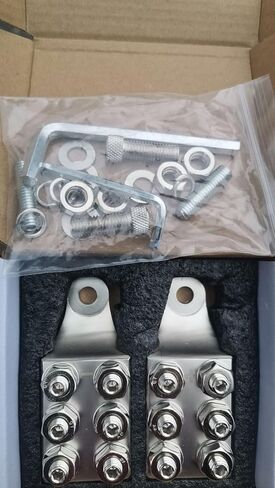 12-Way 10AWG Up to 4/0 AWG Gauge Battery Terminal Connectors, Top Post Battery Terminals, M8 or 3/8"-16 Positive and Negative for Cars Truck Boat Trailer Marine (M8 or 3/8"-16) in Saudi Arabia