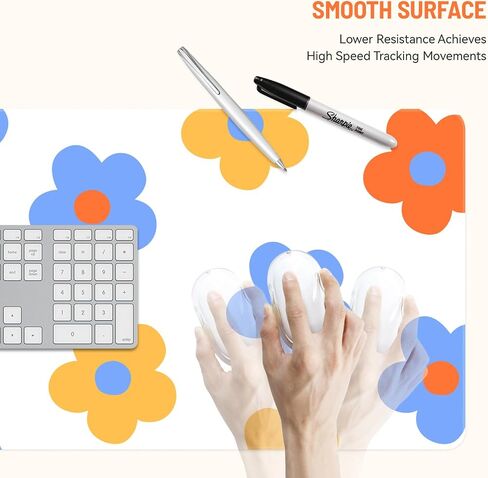 Mousepad Desk Mat Gaming كبير لوحة مفاتيح لطيفة سطح المكتب كمبيوتر محمول كمبيوتر محمول XXL طويل الكاواي الجمالية الجمالية الجمالية جميلة تصميم فتاة فتاة كبيرة الحجم 30x12 '' in Kuwait