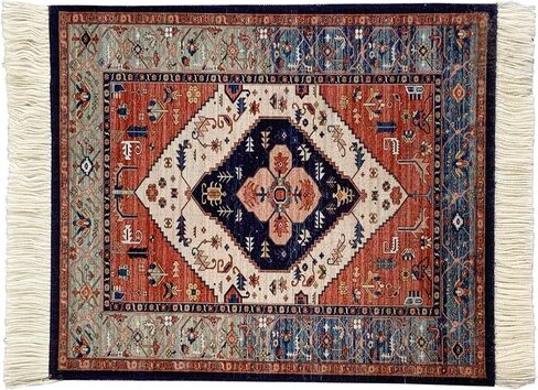 لوحة فأر السجاد الفارسية ذات الطراز الفارسي-وسادة مكتب البساط البوهيمي المصغرة ، حصيرة فأر كمبيوتر غير قابلة للانزلاق مع حواف مهينة ، ديكور طاولة أنيقة لإكسسوارات المنزل والمكاتب in Kuwait