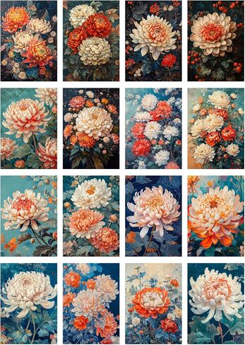 حزمة ورق decoupage (35 ورقة 6 "x8") سحر الأزهار: خوخ ناعم وزهور بيضاء تقع على خلفيات زرقاء خمر محكم ، وتثير الأناقة والحنين إلى الحنين إلى فلينز in Kuwait