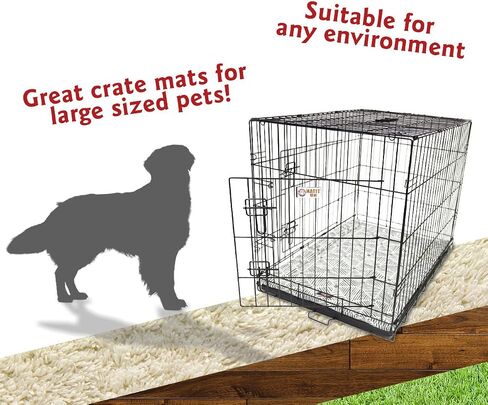 42" Charlie Metallic Crate Dog Bed Mat By Majestic Pet Products in Saudi Arabia