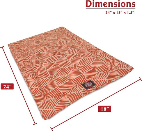 42" Charlie Metallic Crate Dog Bed Mat By Majestic Pet Products in Saudi Arabia