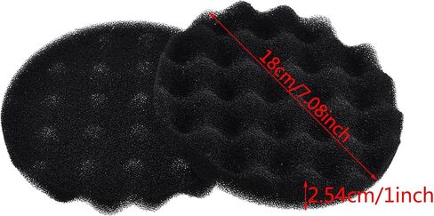 Aquarium Filter Pads Compatible with FX4 / FX5 / FX6 Canister Filter Media Replacement Parts (Sponge, 4 Pcs) in Saudi Arabia
