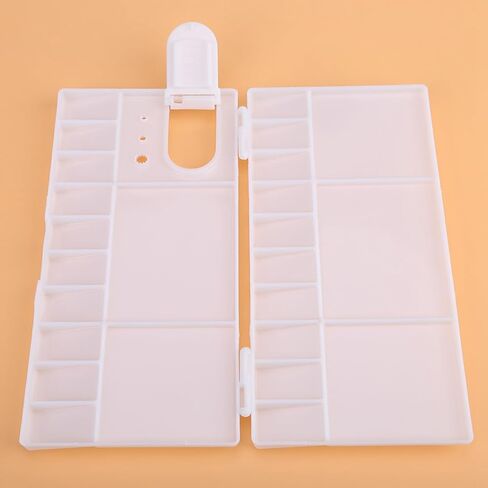 Foldable 24-Compartment Plastic Artist Paint Tray for Watercolor and Oil Painting in Saudi Arabia