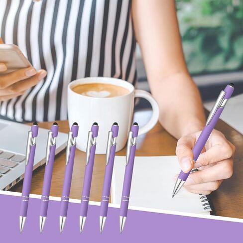 100 Pcs Ballpoint Pen with Stylus 2 in 1 Ballpoint Pen for Touch Screens, 2 in 1 Thank You Pen Gift for Colleagues, Coworker, Office (Multicolor) in Kuwait