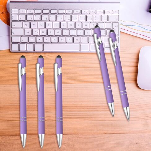 100 Pcs Ballpoint Pen with Stylus 2 in 1 Ballpoint Pen for Touch Screens, 2 in 1 Thank You Pen Gift for Colleagues, Coworker, Office (Multicolor) in Kuwait