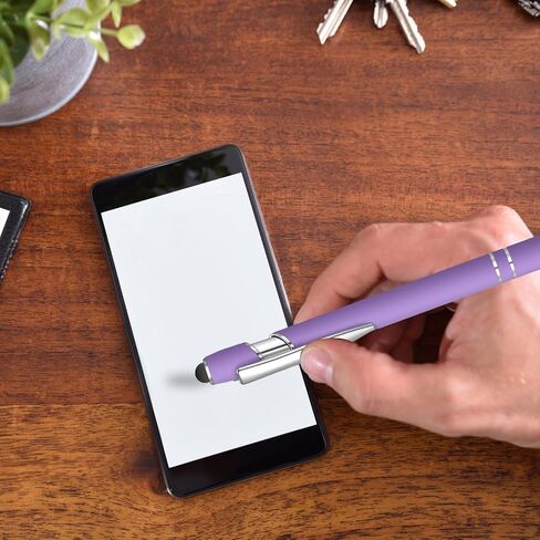 100 Pcs Ballpoint Pen with Stylus 2 in 1 Ballpoint Pen for Touch Screens, 2 in 1 Thank You Pen Gift for Colleagues, Coworker, Office (Multicolor) in Kuwait