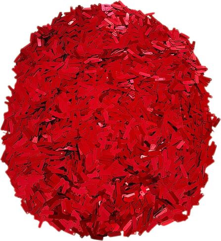 Multicolor 2400 Pcs 4x14mm Bulk Loose Iridescent Rectangle Sequins, 24 Colors X 100 Pieces Embriodery Rectangular Sequins for Craft DIY Sewing Nails Decorations Arts (Multicolor) in Saudi Arabia