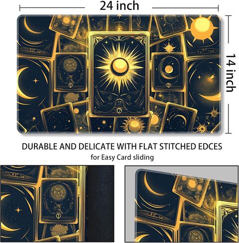 MTG Playmat Magic Card Playmat Game Mat و TCG & CCG Games Mames مع أكياس تخزين مجانية الحجم 24 × 14 بوصة (لا مع مناطق ، دراجون 1) in Saudi Arabia