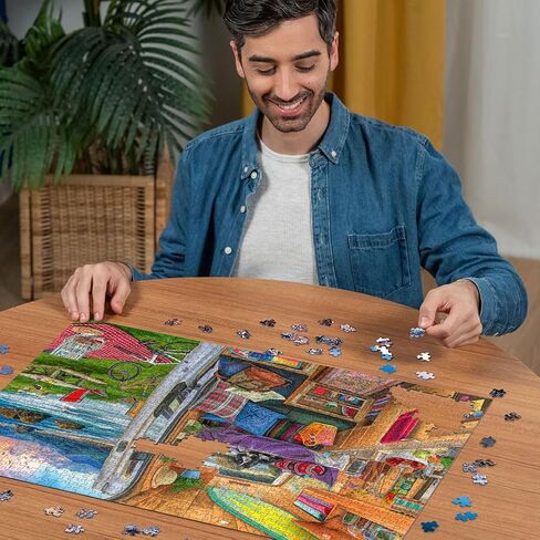 وجهات النظر Ravensburger Rig اللغز 1000 قطعة من بانوراما للبالغين - 12000491 - أدوات مصنوعة يدويًا ، مصنوعة في ألمانيا ، كل قطعة تتناسب معًا بشكل مثالي in Saudi Arabia
