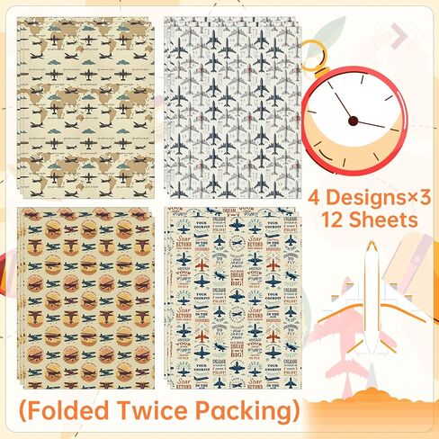 Pineraap Gun Themed Wrapping Paper 12 Sheets Pistol&Rifle Boys Gift Wrap for Hunting Enthusiasts, Shooting Sports Fans, 20"×28" in Saudi Arabia