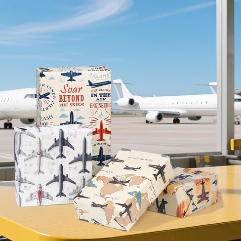 Pineraap Gun Themed Wrapping Paper 12 Sheets Pistol&Rifle Boys Gift Wrap for Hunting Enthusiasts, Shooting Sports Fans, 20"×28" in Saudi Arabia