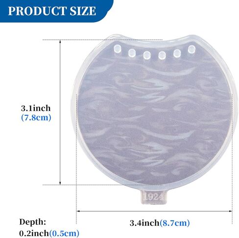 2pcs الفأر المجسم شكل الأذن من القالب السيليكون لمجوهرات عقال DIY الحرف الفأرة راتنج الأذن مع ثقوب ، شوكولاتة فندان الكعكة السكر. in Saudi Arabia