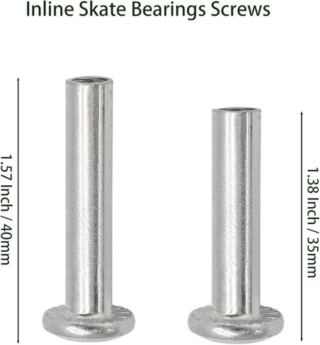 8PCS Inline Skate Wheels Screws, 6mm OD Roller Skate Bearings Screws 30mm & 35mm Skate Wheel Socket Screw, Roller Blades Replacement Skate Hardware Skate Wheel Axles Socket Screws in Saudi Arabia
