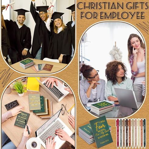 Earsida 80 PCS هدايا كريستيان للكتاب المقدس للكتاب المقدس الديني الدفاتر الملهمة ملهمة بيفر بيرس بيرس آية سليكون مفاتيح سيليكون لصالح الكنيسة عودة إلى هدايا مدرسة الأحد (أنيقة) in Saudi Arabia