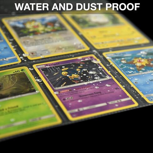 واقيات بطاقات التداول من Samsill ذات 9 جيوب، 40 حزمة، تناسب 3 مجلدات حلقية قياسية، 360 جيبًا علويًا للتحميل، تحمل بطاقات مقاس 2.5 × 3.5 بوصة، وبطاقات الألعاب، وبطاقات العمل، والبطاقات الرياضية in Kuwait