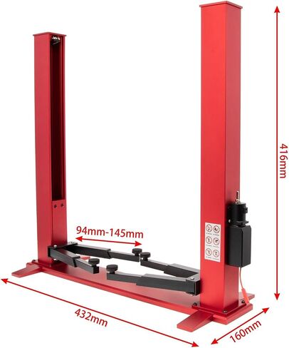 RC Car Maintenance Stand for 1/10 Scale Vehicles, Red in Saudi Arabia