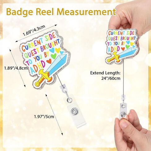 I'm Tired of This Grandpa Badge Reel with Alligator Clip Funny ID Badge Holders Cute RN LPN CNA MA PCT Badge Buddy Healthcare Medical Students Nurse Accessories for Work in Saudi Arabia